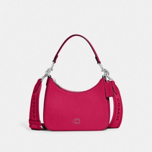 Coach Hobo Crossbody Bag With Signature Canvas Rosas | COH865228