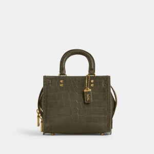 Coach Rogue 20 In Alligator Verde Oliva | COH865259