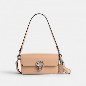 Coach Studio Baguette Bag Plateadas | COH865212
