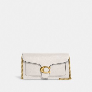 Coach Tabby Chain Clutch Blancas | COH865248