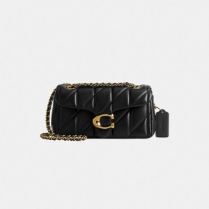 Coach Tabby Shoulder Bag 20 With Quilting Negras | COH865255