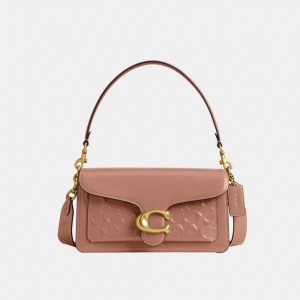 Coach Tabby Shoulder Bag 26 In Signature Leather Creme | COH865328